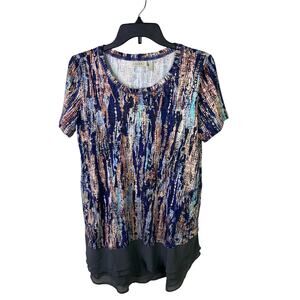 LOGO by Lori Goldstein tunic size small